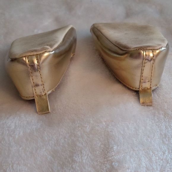 Carter's - Baby Size 9-12 months - Gold - Unicorn Flats - Picture 6 of 8